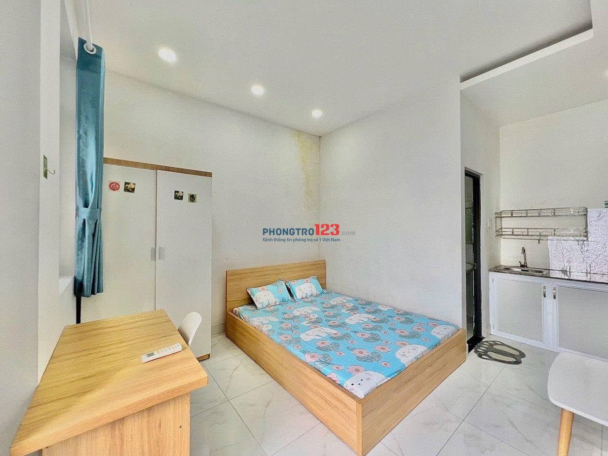 PHÒNG TRỌ TÂN PHÚ | GẦN THOẠI NGỌC HẦU | PHÒNG STUDIO BAN CÔNG, THOÁNG MÁT ĐỦ NỘI THẤT NHƯ HÌNH