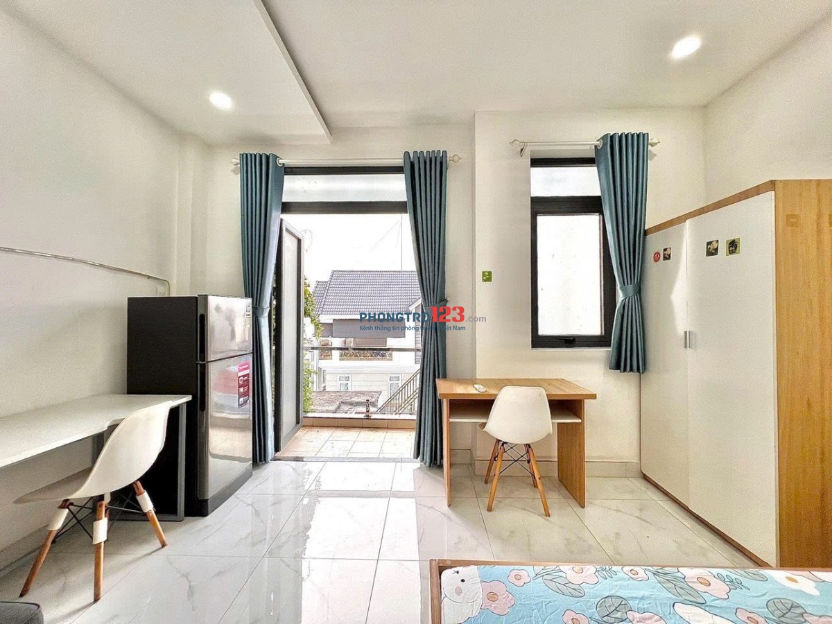 PHÒNG TRỌ TÂN PHÚ | GẦN THOẠI NGỌC HẦU | PHÒNG STUDIO BAN CÔNG, THOÁNG MÁT ĐỦ NỘI THẤT NHƯ HÌNH