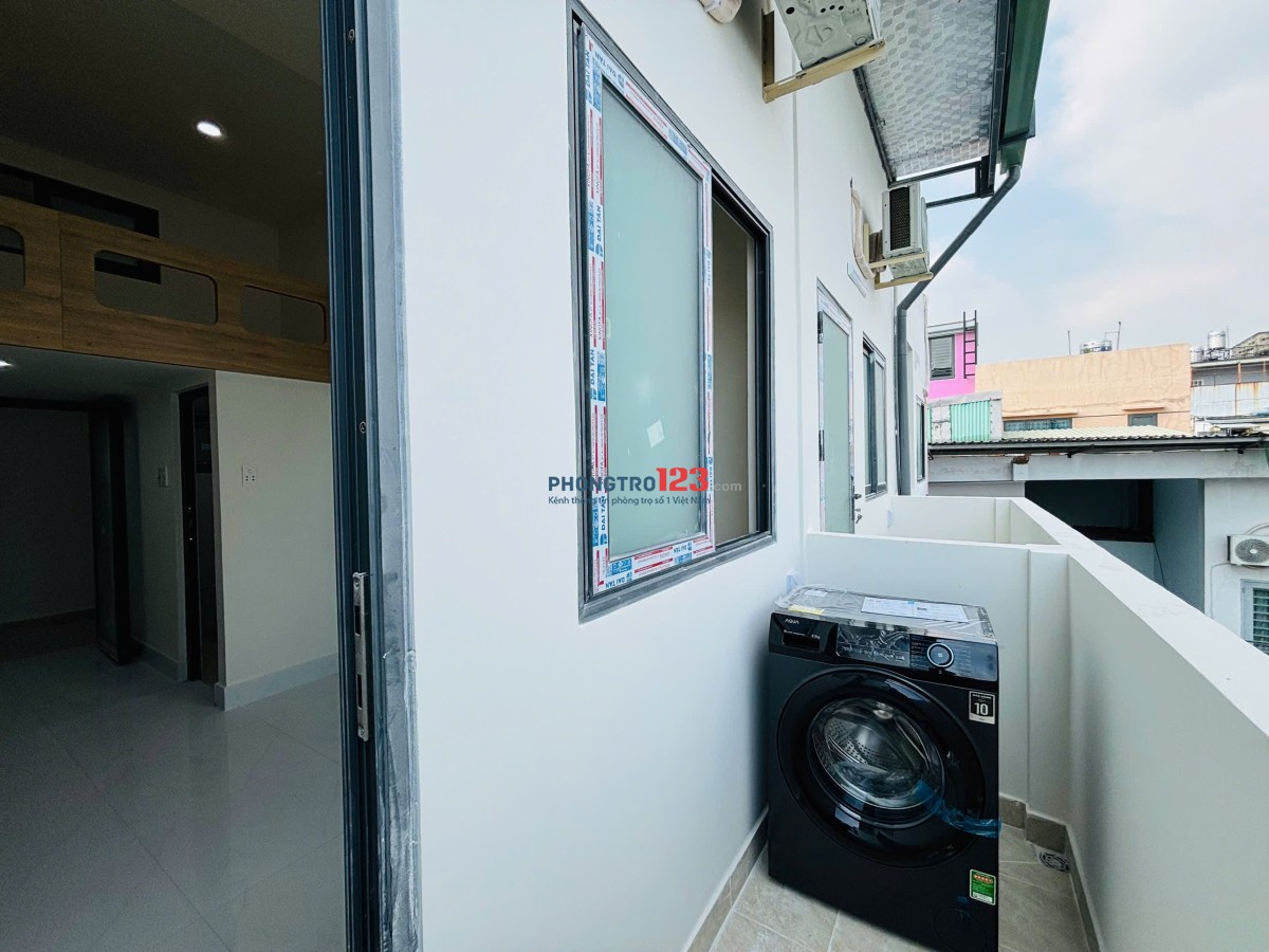Cho thuê phòng trọ có gác - duplex mới tinh 30m2 siu thoáng