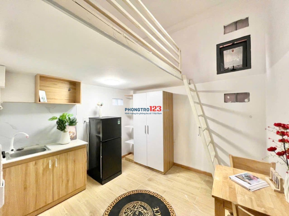 Cho thuê phòng quận 10 có gác, gần toà nhà Viettel, hẻm oto