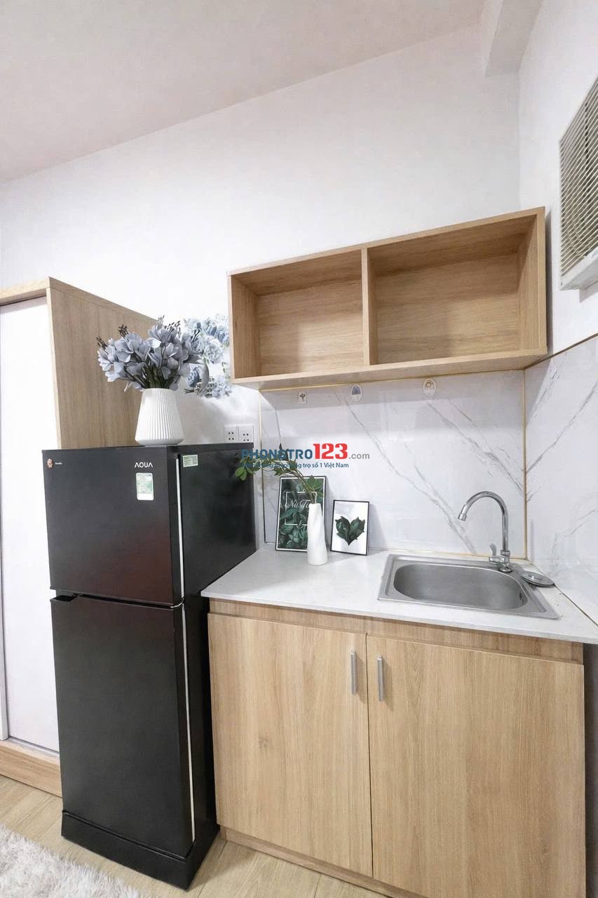Còn 1 phòng studio giá sinh viên, full nội thất, hẻm oto