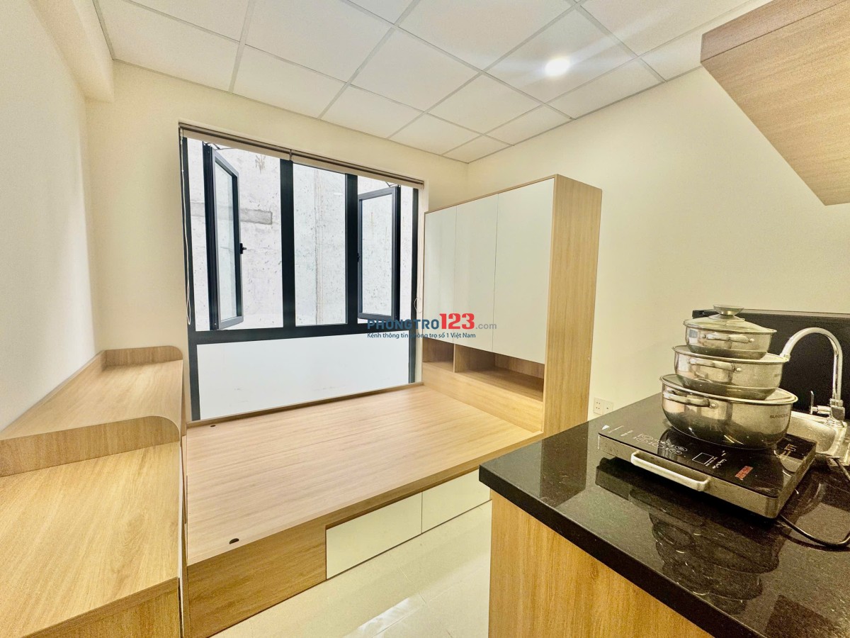 PHÒNG NEW 100% THOÁNG MÁT 25M2 5’ ĐI EMART PHAN HUY ÍCH