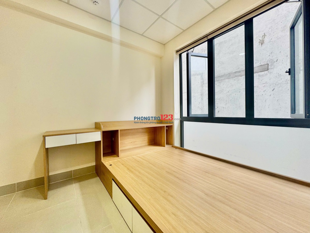 PHÒNG NEW 100% THOÁNG MÁT 25M2 5’ ĐI EMART PHAN HUY ÍCH