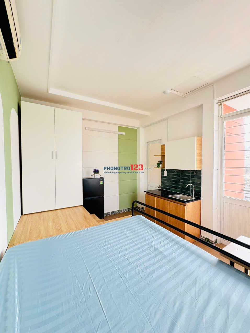 Phòng siêu đẹp có Ban Công 205/41/34 Phạm Văn Chiêu, P. 14, Q. Gò Vấp (Khoá vân tay, MG)