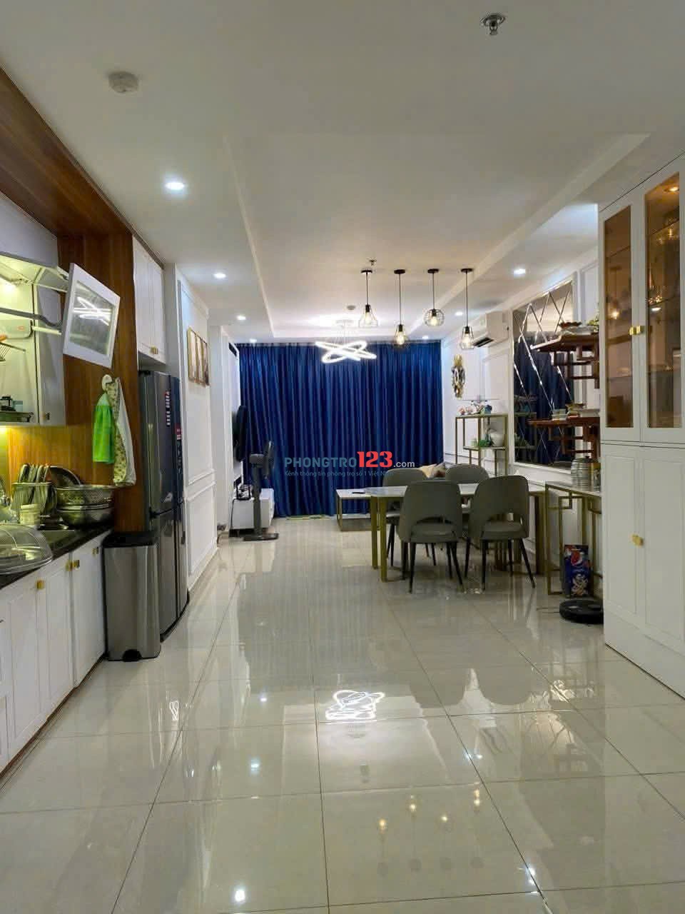 Chung cư Topaz Garden, Trịnh ĐÌnh Thảo, TP: 2p ngủ, nhà mới, 75m2, NT, 9tr