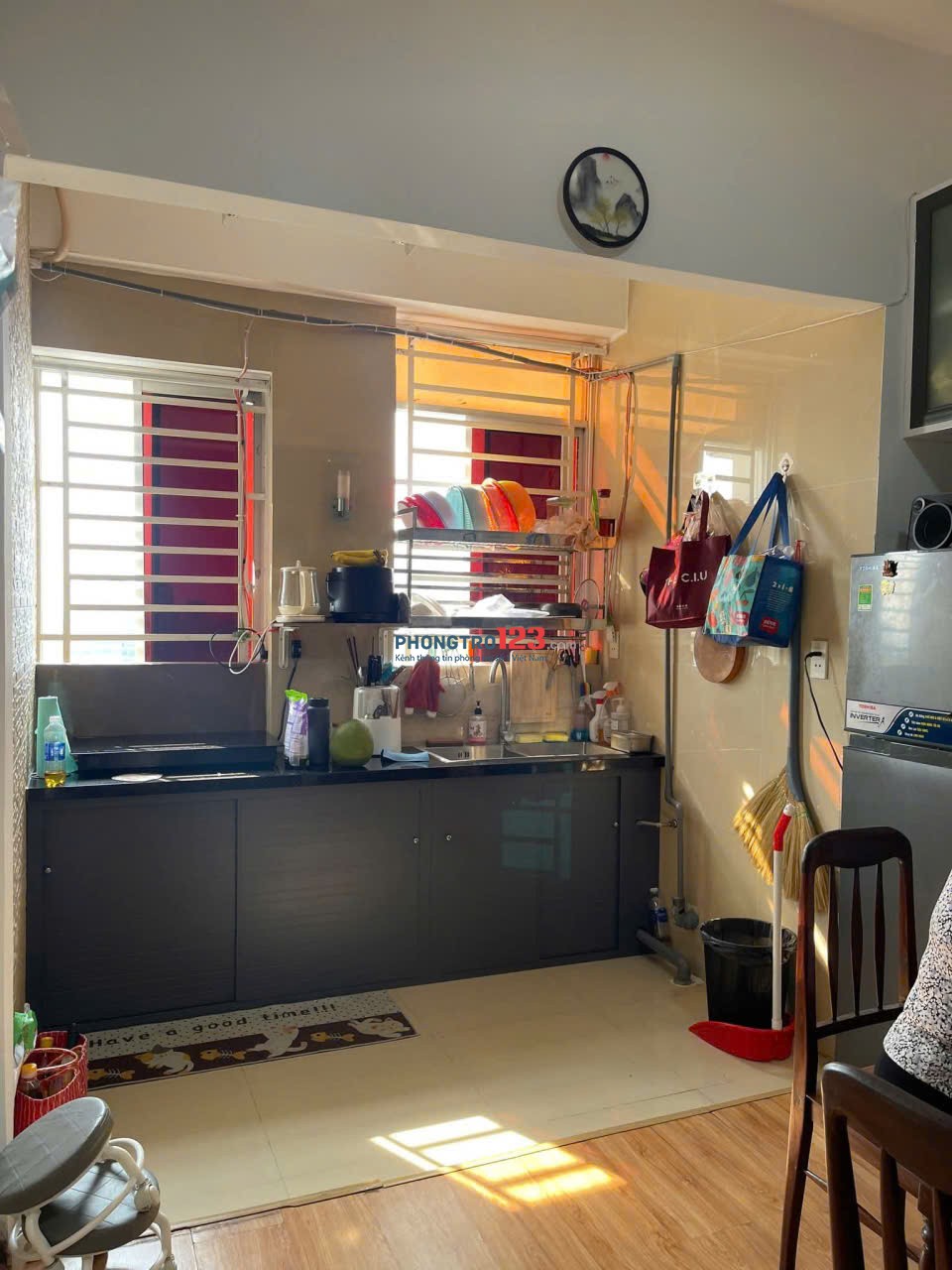 Chung cư Phan Văn Hơn, Q12, 65m2, 2p ngủ, nhà trống, 6triệu