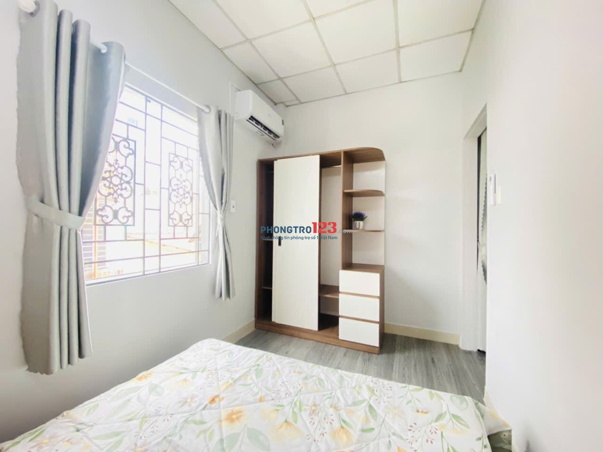 Căn hộ 1PN Tân Định Quận 1 Full NT máy giặt riêng Tự do