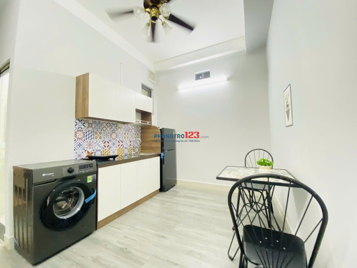 CHDV-Full Nt, 1PN tách bếp,HXT Trần Khắc Trân Q1