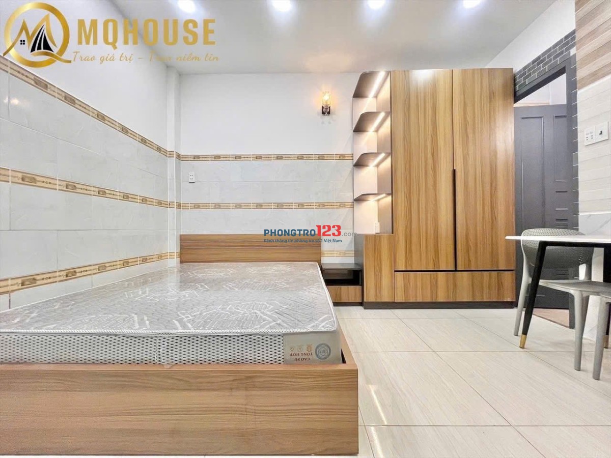 Cho Thuê Phòng Full Nội Thất Gỗ 30m2 Nằm Ngay Tại Nguyễn Công Hoan, gần Q3, Q1, công viên Phú Nhuận