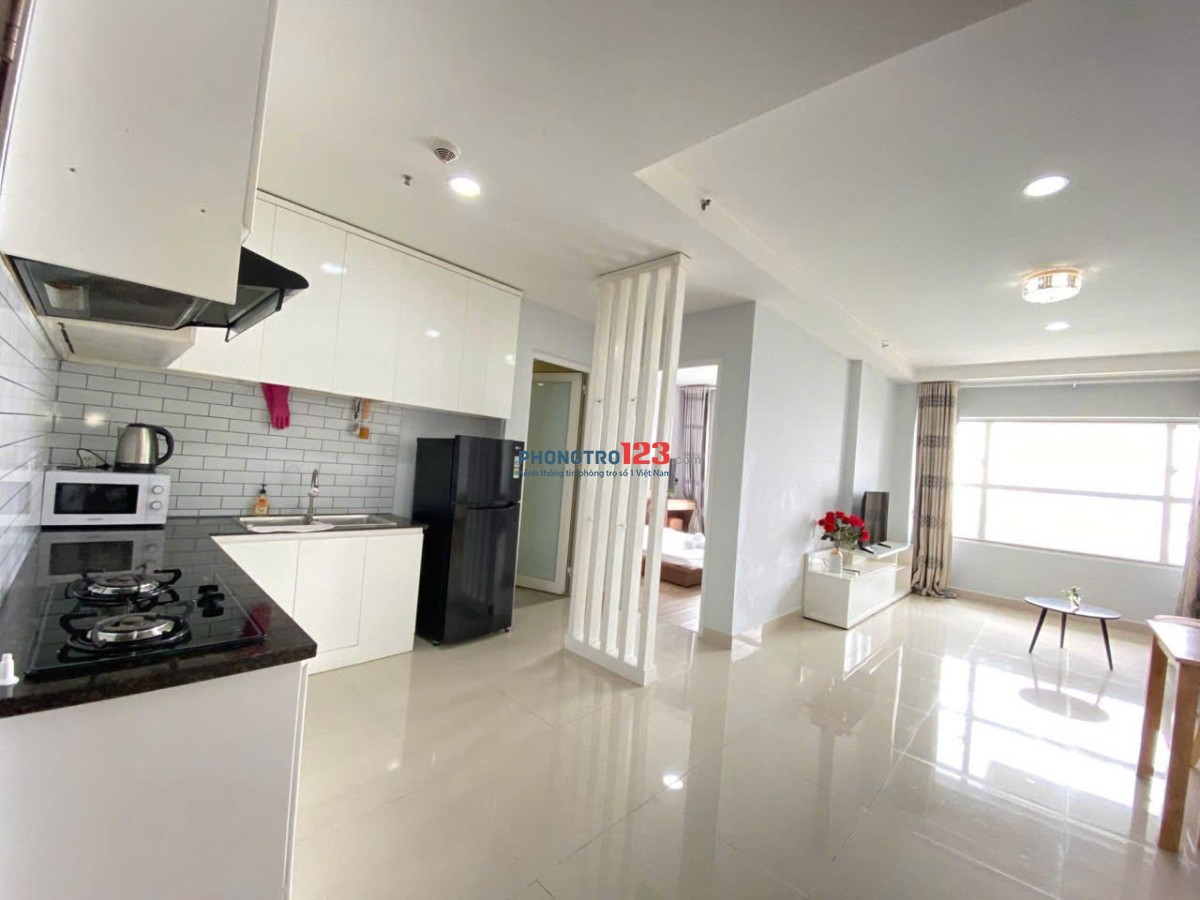 Chung cư Carillon 2, Trịnh Định Thảo, TP: 75m2, căn góc, 2PN, 9tr5/th