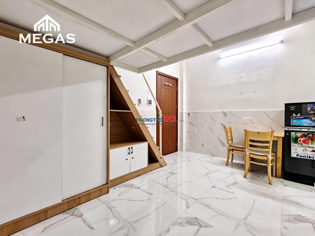 PHÒNG GÁC 28M2 CÁCH TDTU, RMIT... CHỈ 3KM - CỬA SỔ MÁT RƯỜI RƯỢI - FULL NỘI THẤT - DÁ CHỈ TỪ 3TR9