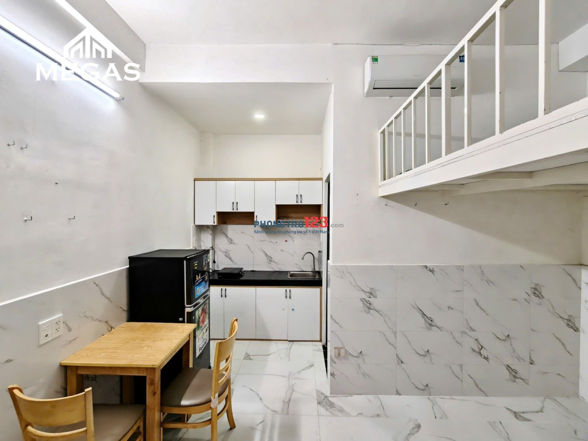 PHÒNG GÁC 28M2 CÁCH TDTU, RMIT... CHỈ 3KM - CỬA SỔ MÁT RƯỜI RƯỢI - FULL NỘI THẤT - DÁ CHỈ TỪ 3TR9