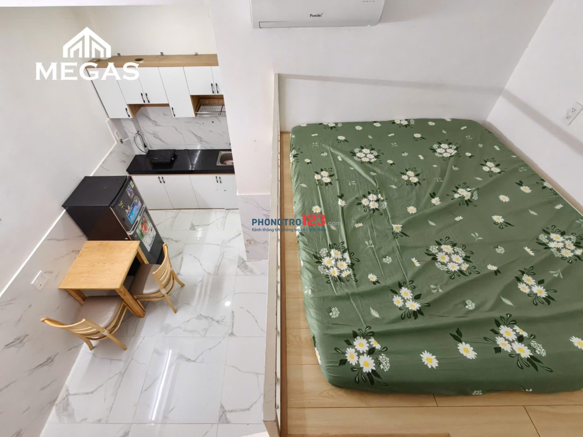 PHÒNG GÁC 28M2 CÁCH TDTU, RMIT... CHỈ 3KM - CỬA SỔ MÁT RƯỜI RƯỢI - FULL NỘI THẤT - DÁ CHỈ TỪ 3TR9