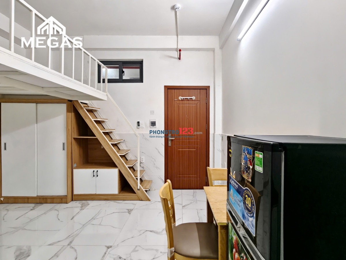 PHÒNG GÁC 28M2 CÁCH TDTU, RMIT... CHỈ 3KM - CỬA SỔ MÁT RƯỜI RƯỢI - FULL NỘI THẤT - DÁ CHỈ TỪ 3TR9