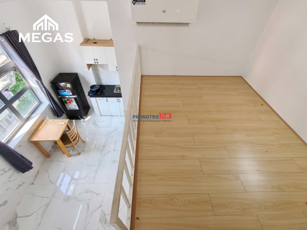 PHÒNG GÁC 28M2 CÁCH TDTU, RMIT... CHỈ 3KM - CỬA SỔ MÁT RƯỜI RƯỢI - FULL NỘI THẤT - DÁ CHỈ TỪ 3TR9