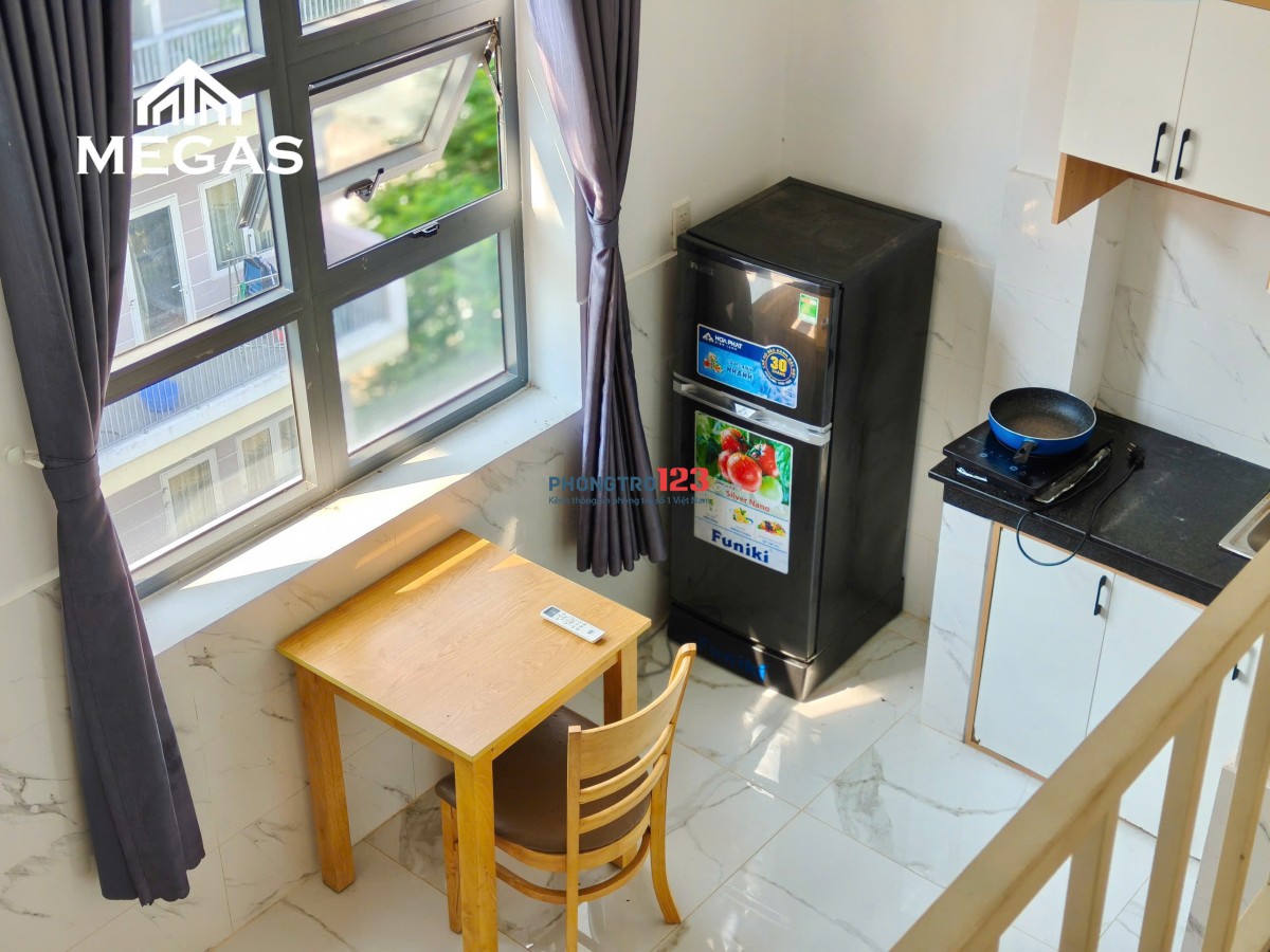 PHÒNG GÁC 28M2 CÁCH TDTU, RMIT... CHỈ 3KM - CỬA SỔ MÁT RƯỜI RƯỢI - FULL NỘI THẤT - DÁ CHỈ TỪ 3TR9