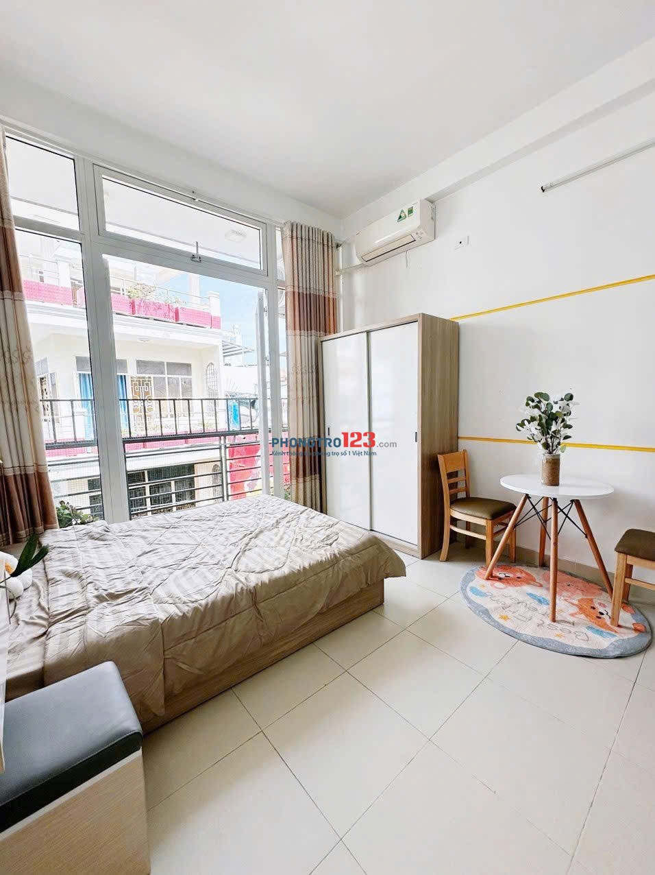  Cho Thuê Phòng Trọ Ban Công Full Nội Thất Lê Văn Duyệt Bình Thạnh Gần Chợ Bà Chiểu Cầu Bông Quận 1