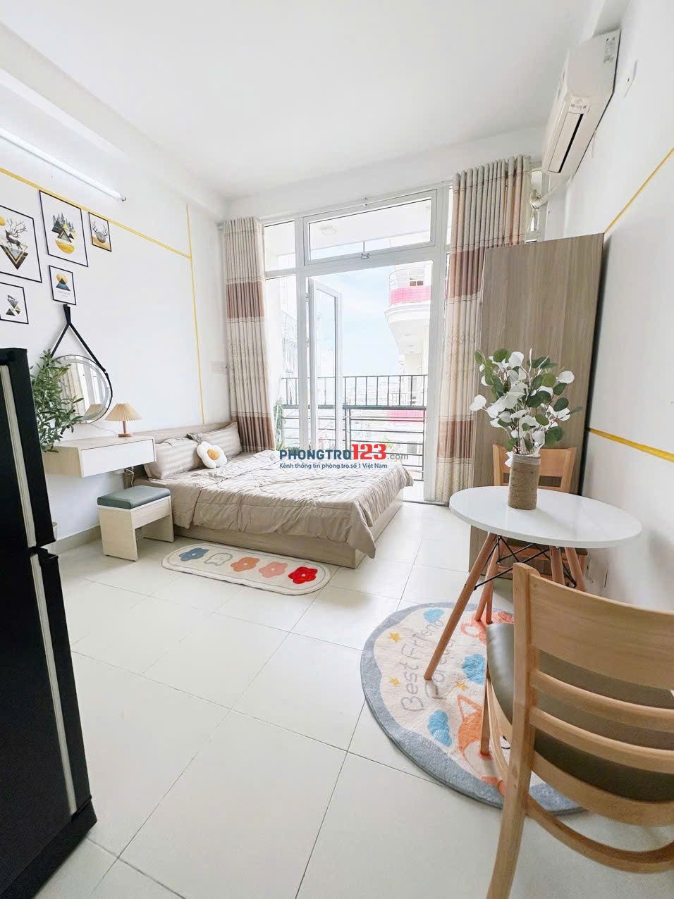  Cho Thuê Phòng Trọ Ban Công Full Nội Thất Lê Văn Duyệt Bình Thạnh Gần Chợ Bà Chiểu Cầu Bông Quận 1