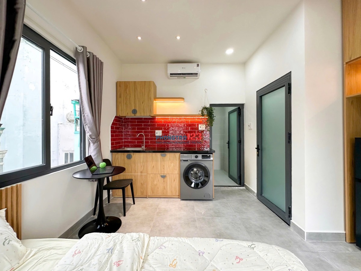 Cho Thuê Phòng Trọ Ban Công Máy Giặt Riêng Nơ Trang Long Bình Thạnh Gần Chợ Bà Chiểu Hàng Xanh Q1