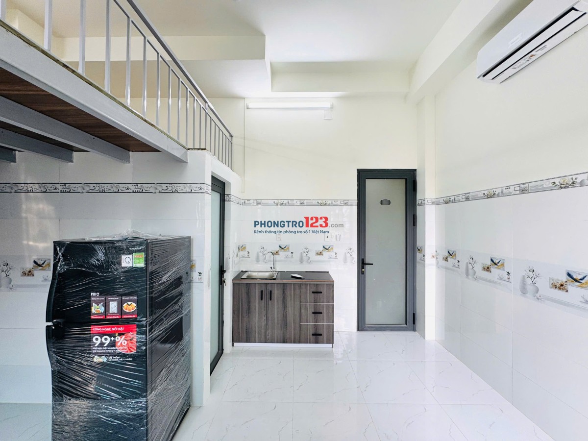 Phòng trọ MỚI XÂY 100% – Full nội thất – Sạc xe điện – Gần Vincom Lê Văn Việt