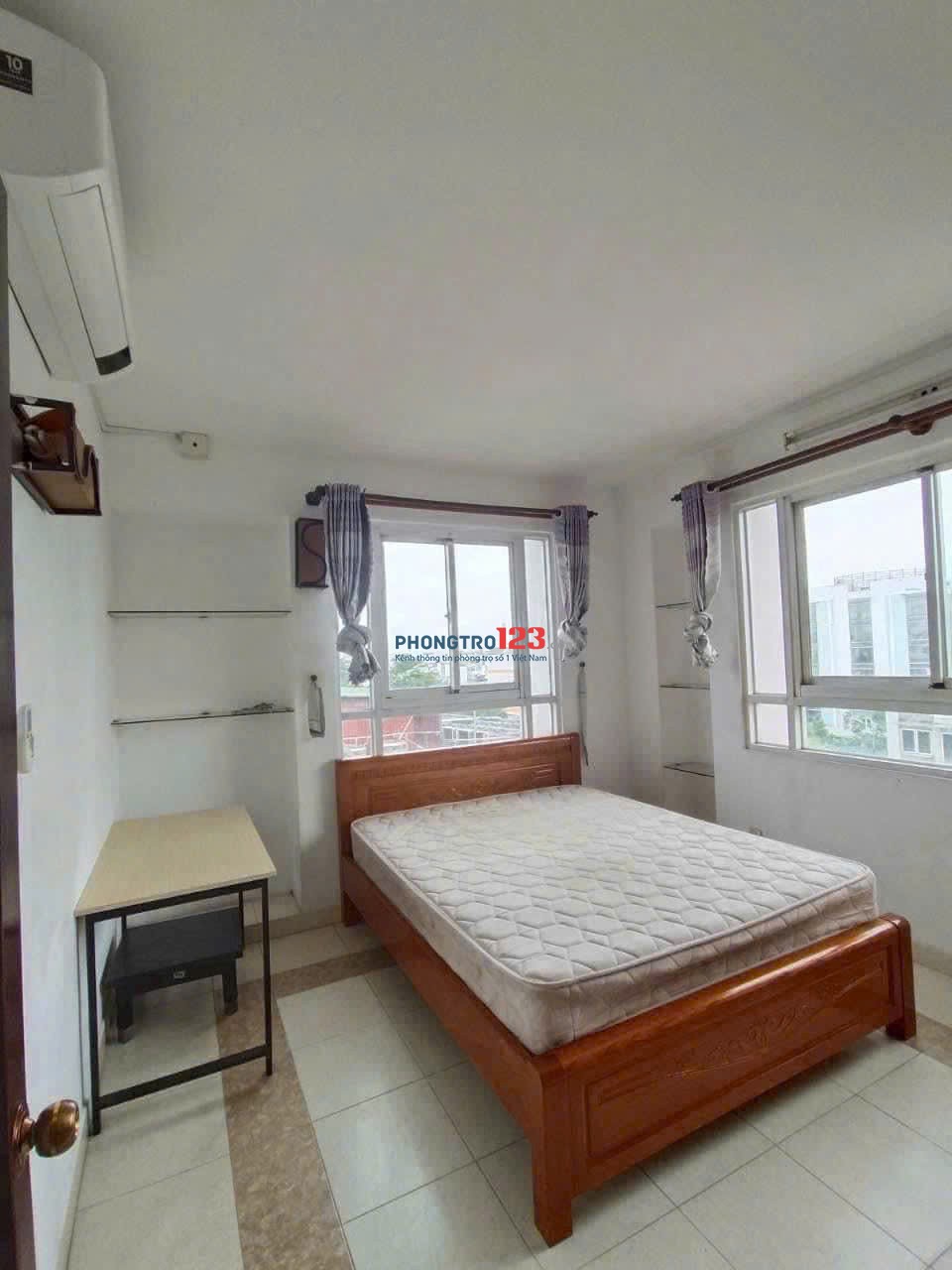 Căn hộ 3p ngủ,không Nội thất chung cư Screc tower, Quận 3 chỉ 15tr/th