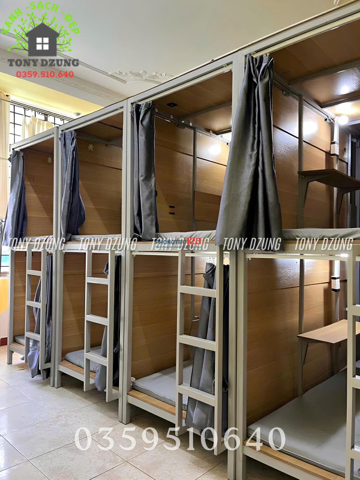 SLEEPBOX NAM/NỮ - SẠCH SẼ - AN NINH - NGAY VINCOM PHAN VĂN TRỊ - BAO CHI PHÍ - FREE XE