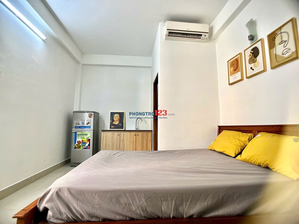 Còn phòng cuối giảm 500k/tháng cho thuê phòng KDC Trung Sơn cửa sổ trời nội thất đầy đủ