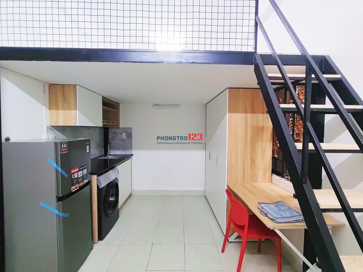 cho thuê phòng có gác khu giải phóng gần lotte mark công viên hoàng văn thụ - nhà ga T3