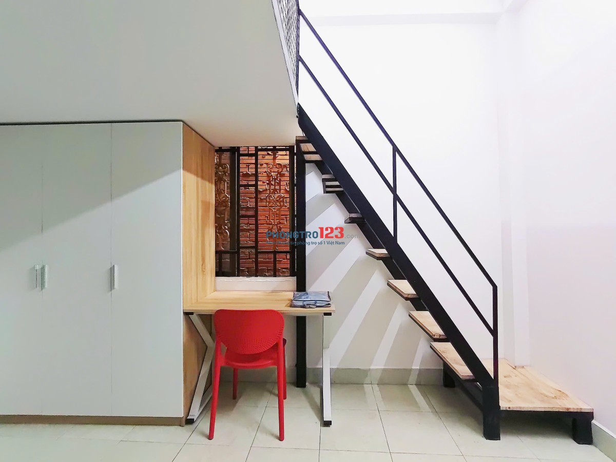 cho thuê phòng có gác khu giải phóng gần lotte mark công viên hoàng văn thụ - nhà ga T3