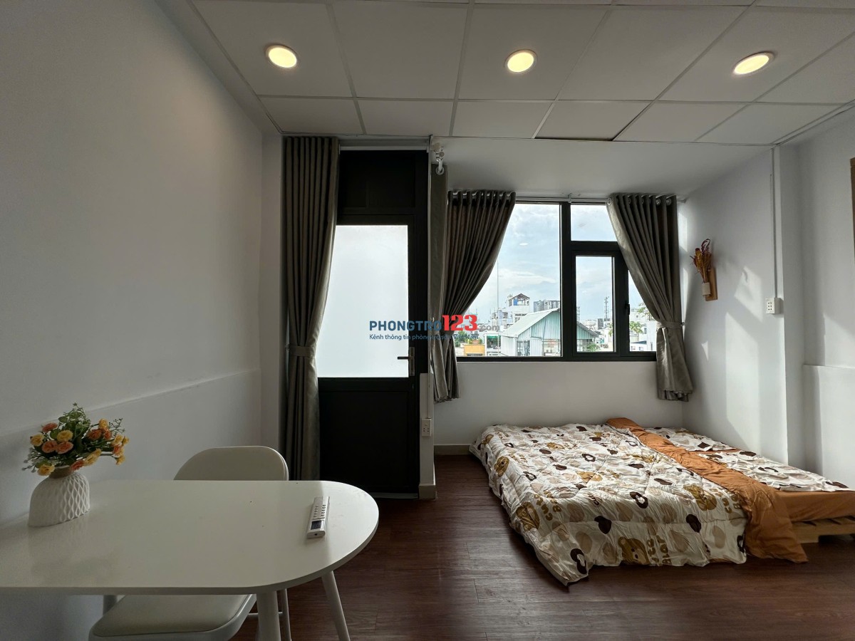 Cho thuê căn hộ 1PN ban công full nội thất gần ĐH Sài Gòn, ĐH KHTN – gần cầu Nguyễn Văn Cừ Quận 8