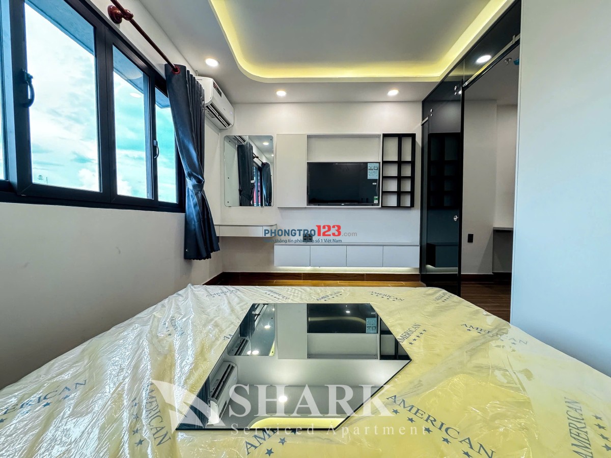 TRỐNG SẴN CĂN HỘ FULL NỘI THẤT MỚI 100% CỬA SỔ THOÁNG GẦN CHỢ BÀ CHIỂU