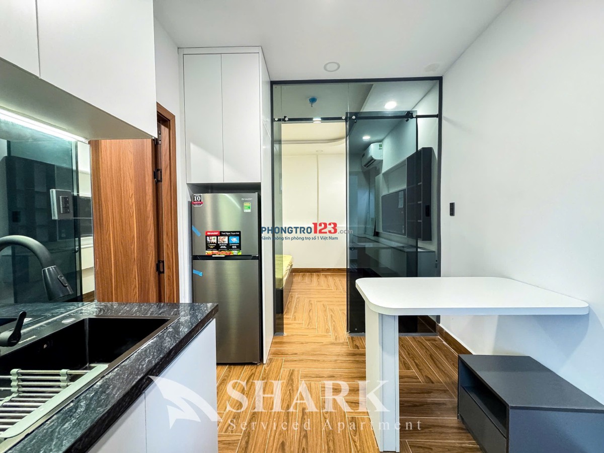 TRỐNG SẴN CĂN HỘ FULL NỘI THẤT MỚI 100% CỬA SỔ THOÁNG GẦN CHỢ BÀ CHIỂU