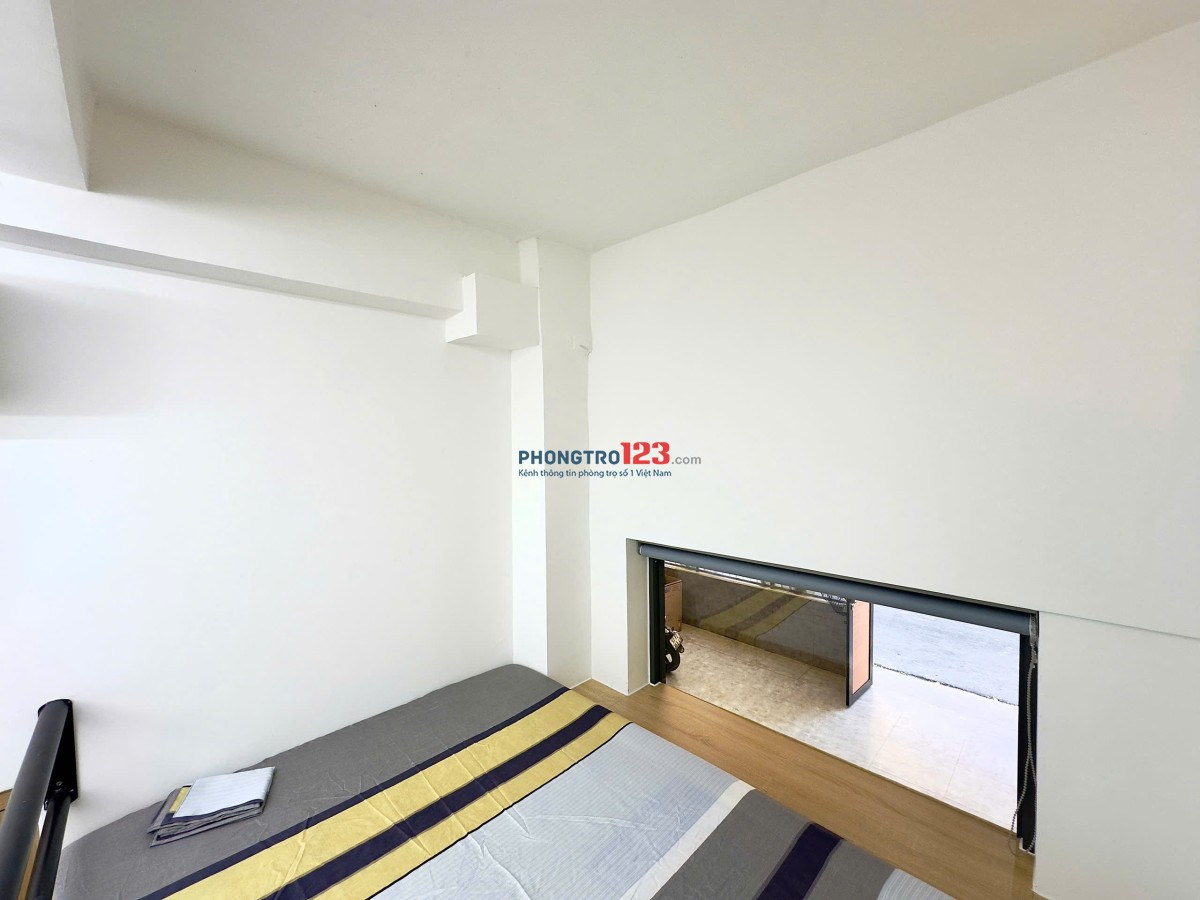 Phòng gác lửng đủ NT ngay sân bay TSN, Số 8 Sông Thương Q Tân Bình