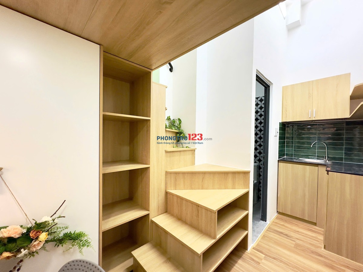 Phòng gác lửng đủ NT ngay sân bay TSN, Số 8 Sông Thương Q Tân Bình