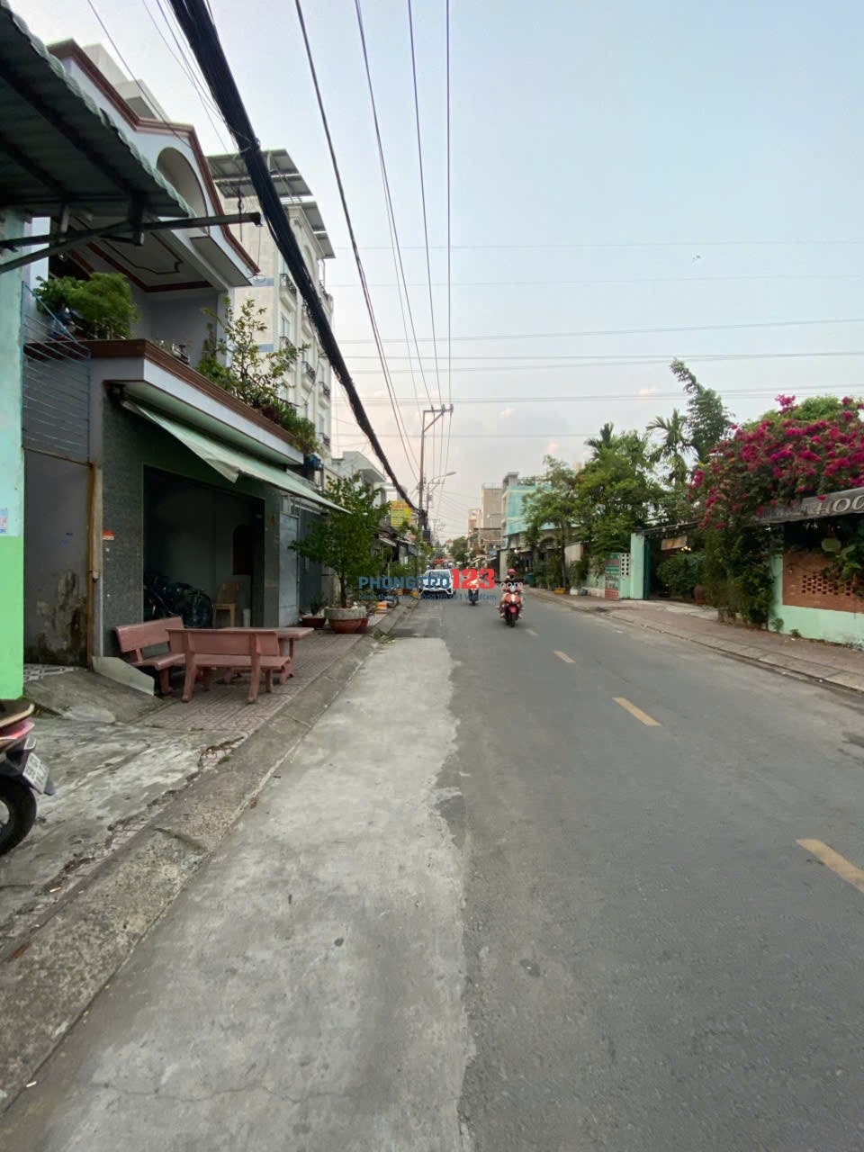 phòng trọ đối diện công viên phần mềm quan trung q12 tphcm đường tô ký