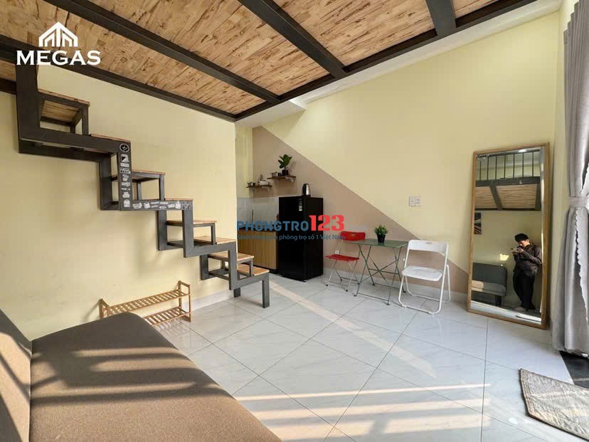 Cho Thuê Phòng Có Gác/Duplex 30m2 Cửa Sổ Trời Ngay Khu Học Viện Hàng Không, Tân Bình