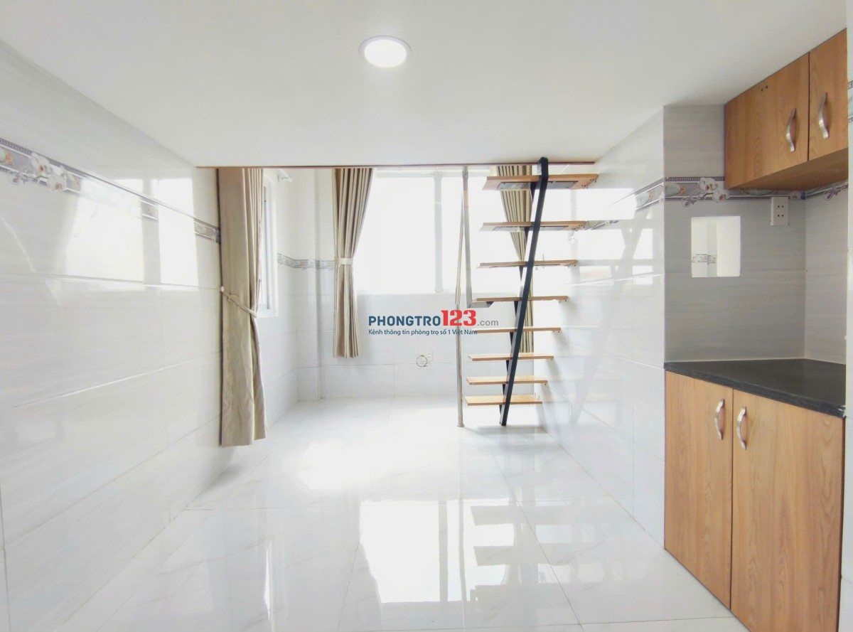 Cho Thuê Phòng Có Gác/Duplex 30m2 Cửa Sổ Trời Ngay Khu Học Viện Hàng Không, Tân Bình