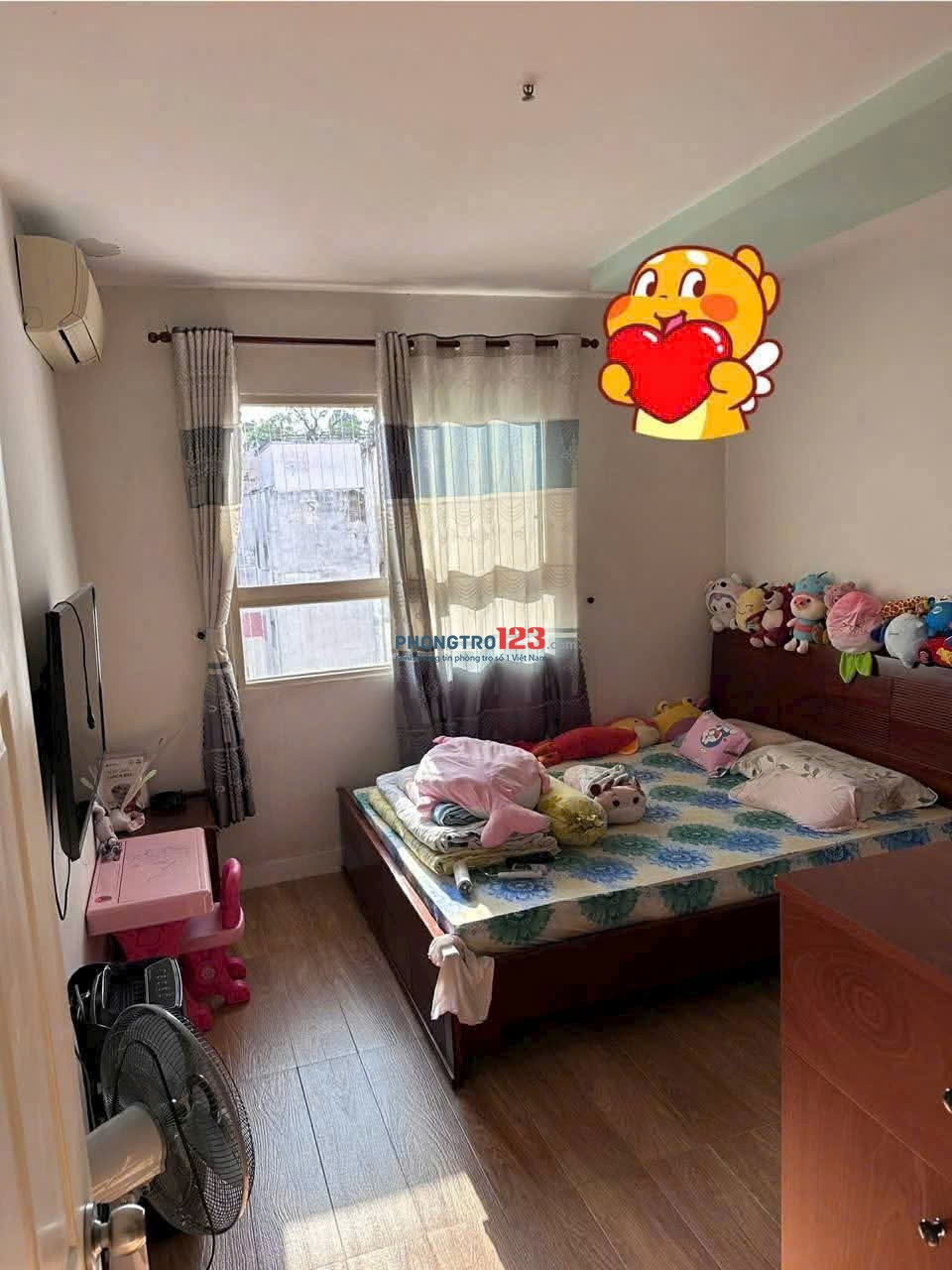 Chung cư Thái An 4, Nguyễn Văn Quá, Q12: 50m2, 1p ngủ, full NT, 5tr5