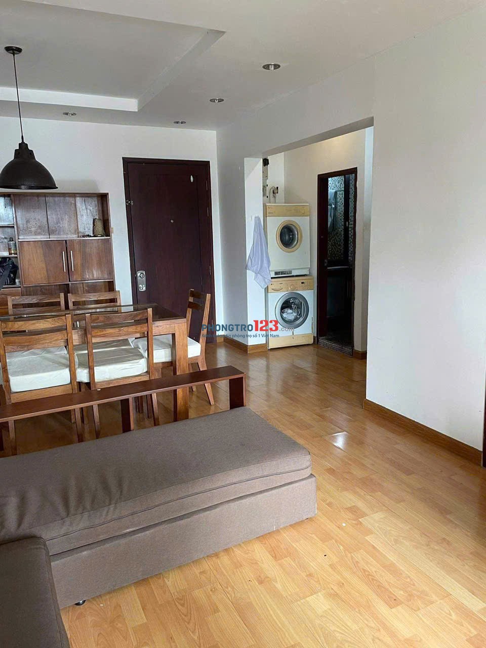 Chung cư Tecco, Phan Văn Hớn, Q12: 2p ngủ, 2wc, ban công, 65m2, 6triệu