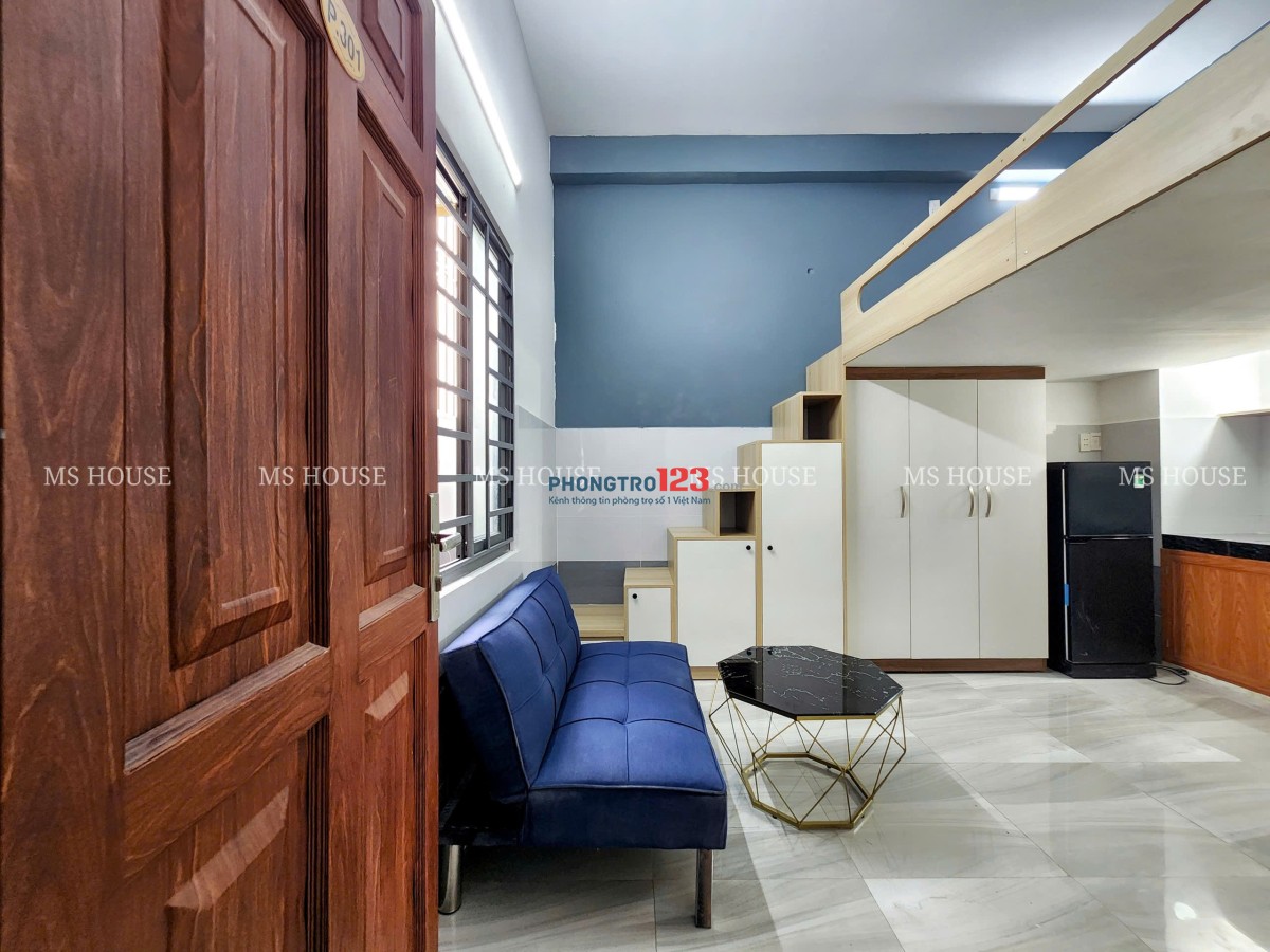 Cho Thuê Căn Hộ 30m2 Có Gác Cao Cấp Ngay Khu ETown, Tân Bình