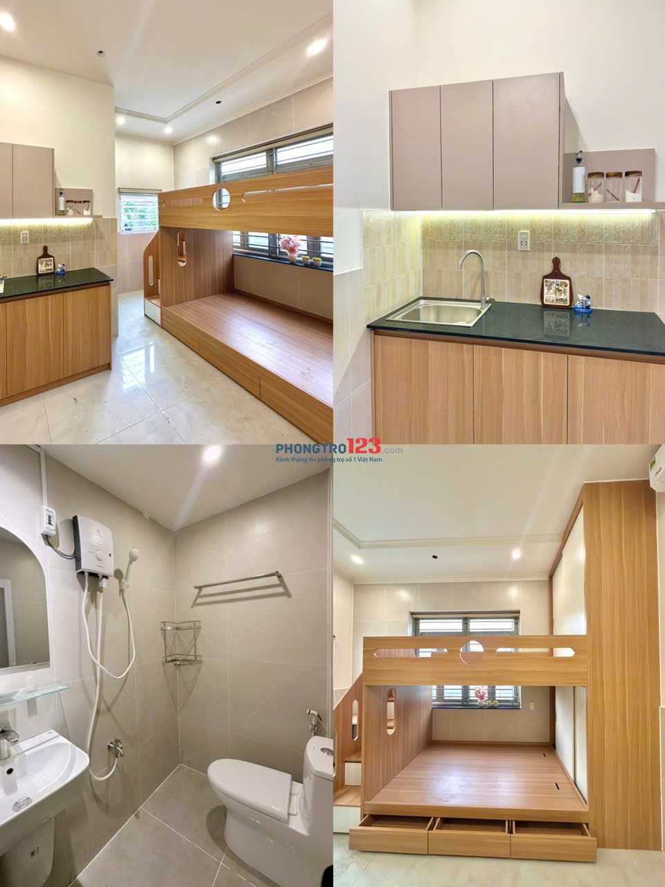 Phòng trọ mới xây full nội thất - đường Lã Xuân Oai - Quận 9