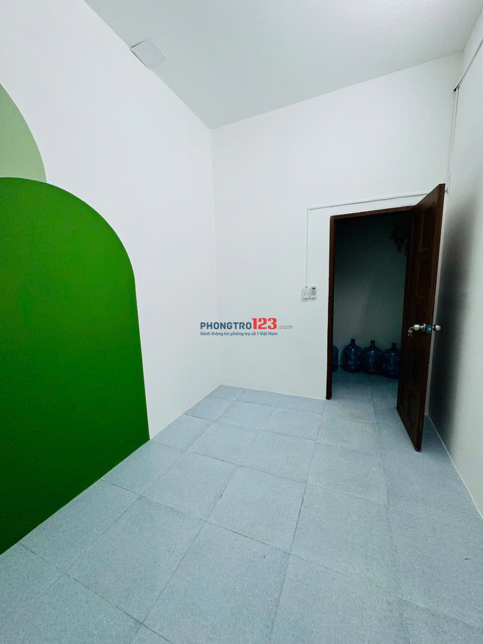 Phòng gác lửng siêu rẻ có máy lạnh 14/10A đường 53 Q. Gò Vấp (Thang máy, Vân Tay)