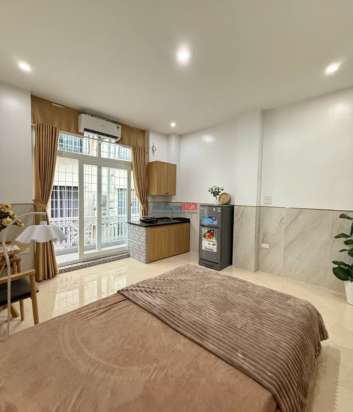 CHO THUÊ PHÒNG ĐẸP NGAY MẶT ĐƯỜNG TRẦN DUY HƯNG