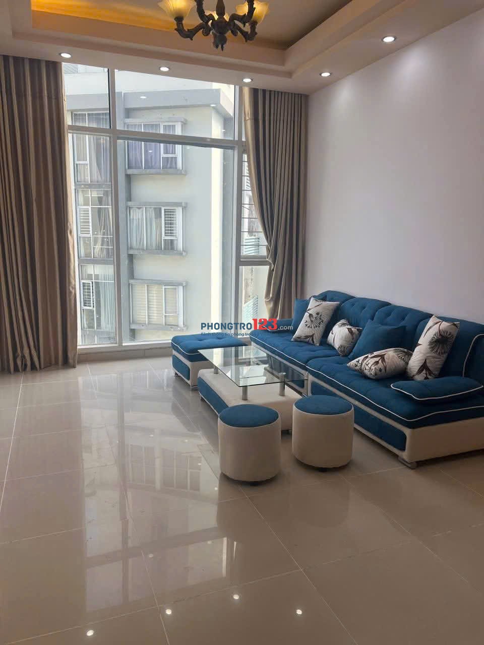 Chung cư Saigonres, Nguyễn Xí, BT: 90m2, NTCB, 2p ngủ. 13triệu