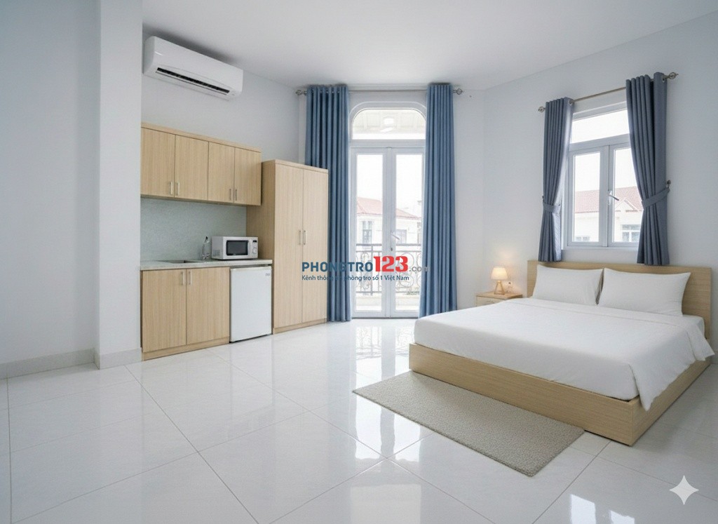 Chính chủ cho thuê phòng trong biệt thự full nội thất, ban công giá ở Tô Ngọc Vân Q12 kế Thống Nhất