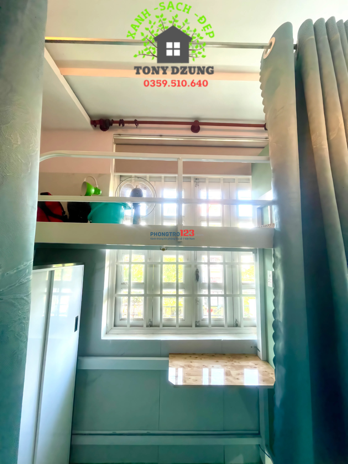 KTX SẠCH SẼ - AN NINH NẰM TRONG VỊ TRÍ TRUNG TÂM GÒ VẤP - CÁCH TRƯỜNG ĐH CÔNG NGHIỆP CS1 2-3P ĐI XE