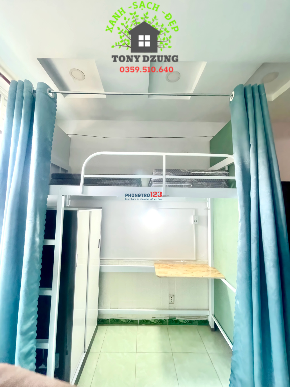 KTX SẠCH SẼ - AN NINH NẰM TRONG VỊ TRÍ TRUNG TÂM GÒ VẤP - CÁCH TRƯỜNG ĐH CÔNG NGHIỆP CS1 2-3P ĐI XE