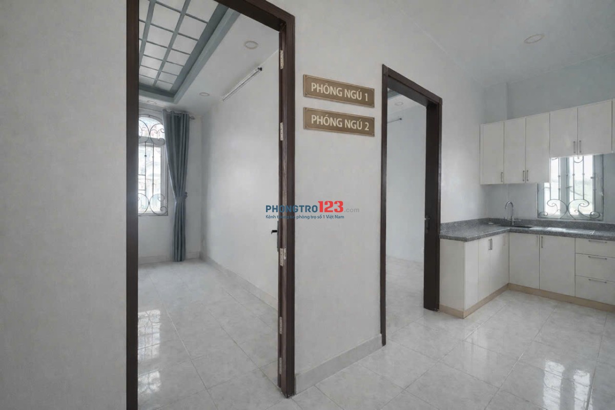 Chính chủ cho thuê 2PN 2 ban công full nội thất ở Tô Ngọc Vân Quận 12 kế Thống Nhất Gò Vấp, QL1A