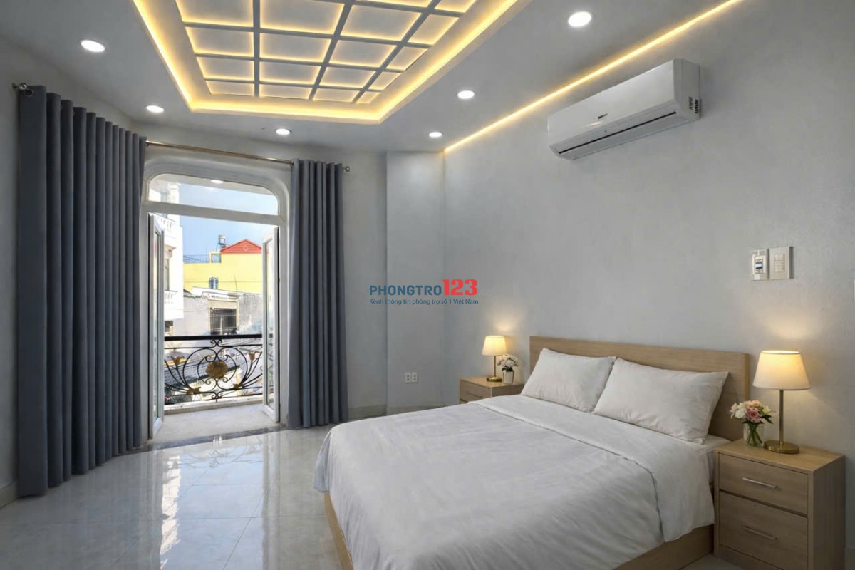 Chính chủ cho thuê 2PN 2 ban công full nội thất ở Tô Ngọc Vân Quận 12 kế Thống Nhất Gò Vấp, QL1A