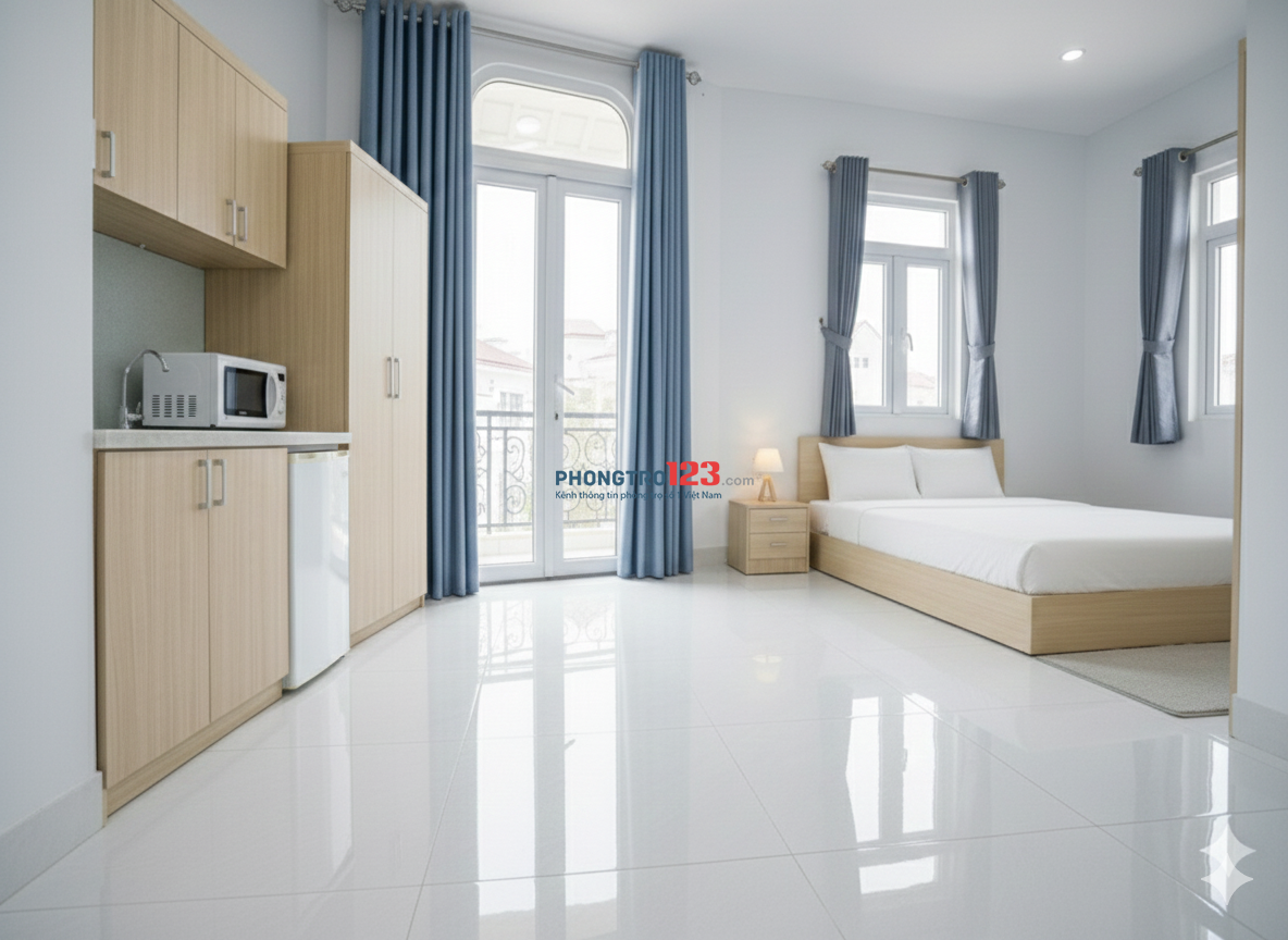 Chính chủ cho thuê phòng trong biệt thự full nội thất, ban công giá ở Tô Ngọc Vân Q12 kế Thống Nhất